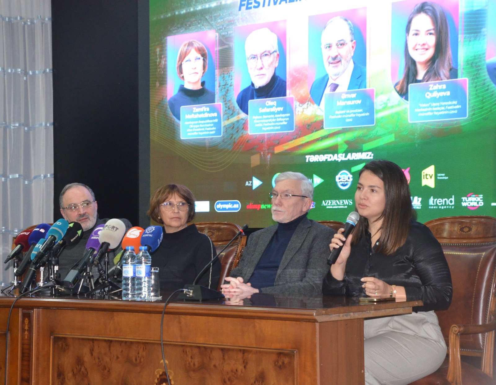 MOK-un təsis etdiyi “İdman Filmləri və Proqramları Milli Televiziya Festivalı”nın münsiflər heyətinin mətbuat konfransı keçirilib